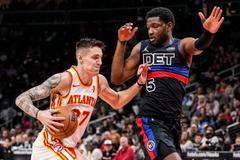 NBA: Detroit Pistons at Atlanta Hawks