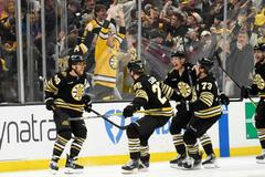 NHL: Stanley Cup Playoffs-Toronto Maple Leafs at Boston Bruins
