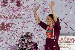 Claudia Sheinbaum mexiko volby