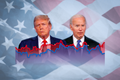 Trump, Biden - usa volby 2024 - ikona, poutak