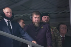 Čečenský vůdce Ramzan Kadyrov a Vladimir Putin
