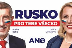 Plakát ANO od ODS, Rusko, pro tebe všecko