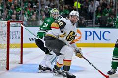 Sestřih pátého utkání série 1. kola play off NHL mezi Dallasem a Vegas