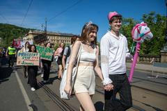 První máj 2024, oslavy svátek práce, svátek lásky, 1. květen