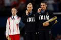 Artistic Gymnastics - Women's Balance Beam Victory Ceremony