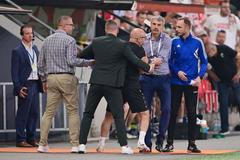 Zdeněk Houštecký při utkání s Plzní