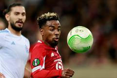 fotbal, Lille - Slovan Bratislava, Angel Gomes