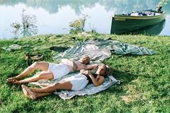 Tenkrát v létě, léto. Retro. Historie. Kolorované fotografie, Zahraničí, Fortepan