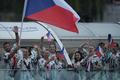 Zahajovací ceremoniál OH 2024 - Česká výprava na lodi