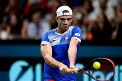 tenis, Davis Cup 2024, Španělsko - Česko, Tomáš Macháč