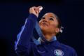 FILE PHOTO: Artistic Gymnastics - Women's Floor Exercise Victory Ceremony
