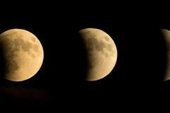 Zatmění Měsíce - NASA - ilustračky