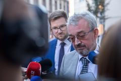 Krajské volby 2024: Marek Benda ve volebním štábu ODS