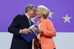 Mario Draghi, Ursula von der Leyenová