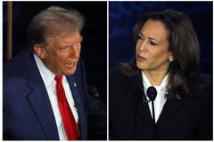 "Kdyby byl Donald Trump prezidentem, Putin teď sedí v Kyjevě," řekla Kamala Harrisová v debatě