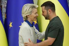 eu ursula von der leyen ukrajina zelenskyj
