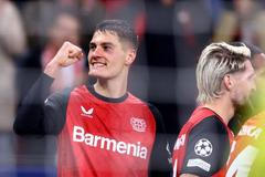 Patrik Schick v utkání proti Freiburgu