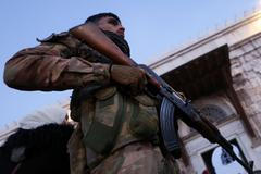 Syrští rebelové v Damašku