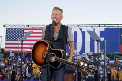 Springsteen Harrisová mítink