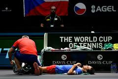 tenis, Davis Cup 2024, Španělsko - Česko, Tomáš Macháč