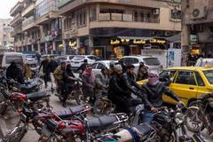 Daily life in Idlib, a Syrian city where HTS had maintained an administration at the time when Syria's civil war front lines were frozen