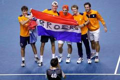 Tennis - Davis Cup Finals - Semi Final - Netherlands v Germany
