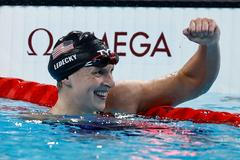 Katie Ledecká slaví zlato na plavecké trati 1500 metrů na olympiádě v Paříži 2024