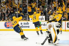 NHL: Boston Bruins at Nashville Predators