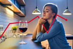 grafika - rizikové pití alkoholu žen