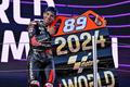 Jorge Martin slaví titul šampiona MotoGP 2024
