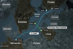 Přerušené kabely v Baltském moři