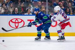 NHL: New York Rangers at Vancouver Canucks