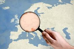 Ikona - slepá mapa Evropa