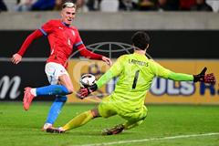 Baráž o ME do 21 let Česko - Belgie: Patrik Vydra a Senne Lammens