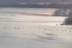 Severokorejci údajně přecházeli v Kurské oblasti přes otevřené pole. ukazují videa na sítích