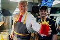 Trump McDonalds hranolky