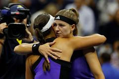 Karolína Muchová - Jessica Pegulaová, sestřih semifinále US Open 2024