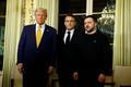 Donald Trump, Emmanuel Macron, Volodymyr Zelenskyj