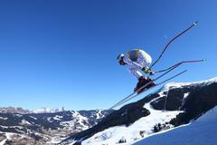 Ester Ledecká ve sjezdu žen na MS v Saalbachu 2025