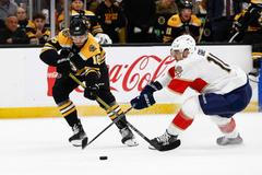 hokej NHL: Florida Panthers at Boston Bruins Pavel Zacha