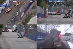 Havárie Pascala Wehrleina v závodě formule E v Sao Paulu