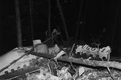 letadlo, JAT, jugoslávie, trosky, Česká Kamenice, 1972, nehoda