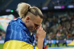 Maksym Talovjerov před zápasem Ligy národů Ukrajina - Gruzie