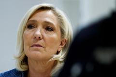 Trial verdict over accusations of misappropriation of EU funds by French far-right leader Marine Le Pen and RN party, in Paris