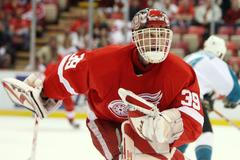 Dominik Hašek v dresu Detroitu Red Wings (2007)