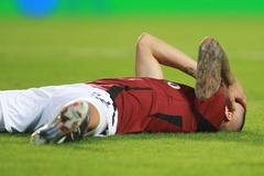 fotbal, Liga mistrů 2024/2025, 4. předkolo, Sparta - Malmö, Lukáš Haraslín, smutek