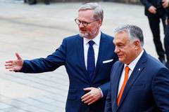 petr fiala česko viktor orbán maďarsko