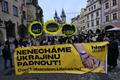 Praha demonstrace Ukrajina