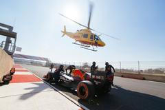 David Coulthard v monopostu F1 Red Bull na okruhu v Kyalami 2024