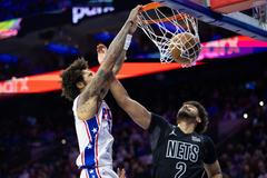 NBA, Philadelphia  - Brooklyn: Kelly Oubre Jr. (9) - Cameron Johnson